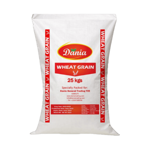 Dania Wheat Grain in bulk packaging